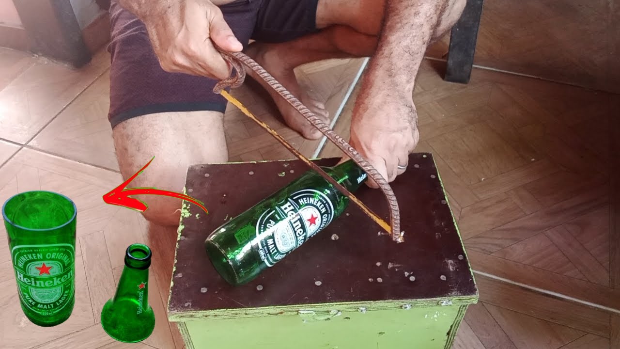 🔥💣 VOCÊ já cortou GARRAFA de VIDRO assim