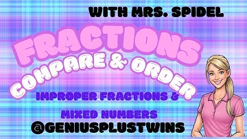 Compare & Order: Improper Fractions & Mixed Numbers