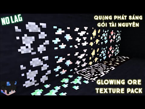 Video Gói tài nguyên Quặng phát sáng|Texture Pack Glowing Ore - youtube