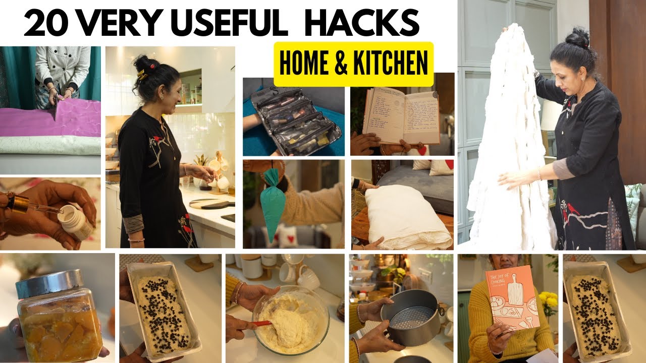 20 HOME & KITCHEN HACKS अब मेरी आदत बन गए हैं  Useful Home & Kitchen Items for Indian Home Maker