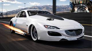 38,700HP Loud Big Turbo Drag Pro Mazda RX8 - Assetto Corsa Gameplay screenshot 1