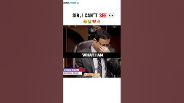 💔 Sir, I Can’t See 🥹 – Blind IAS Aspirant’s | IAS interview | #ias #upsc #motivation