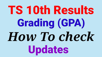 TS 10th class Results updates Grading GPA