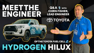 Q&A/Walkaround with Lead Engineer for Toyota's HYDROGEN HILUX Prototype | Driving Hydrogen