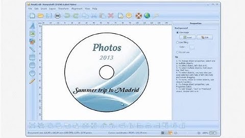 How to make CD labels and DVD covers with CD DVD Label Maker