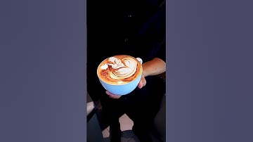 swan latte art tutorial video #recipe #latteart #lattearttutorial #latteartvideo #barista #shorts