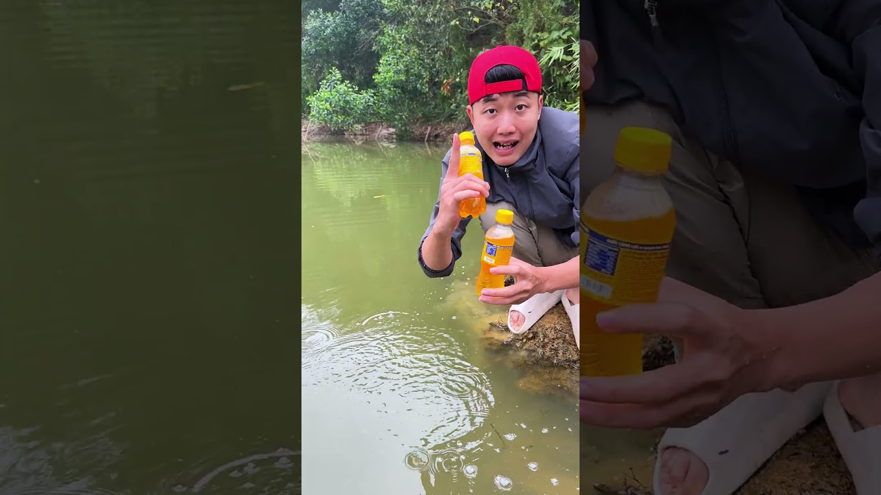 The guy show AMAZING Smart and Useful in Forest 