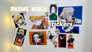 Tutorial Naruto sticker | Aesthetic Anime wall