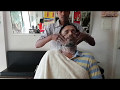 Rural Barber pampering face massage (Relaxing)