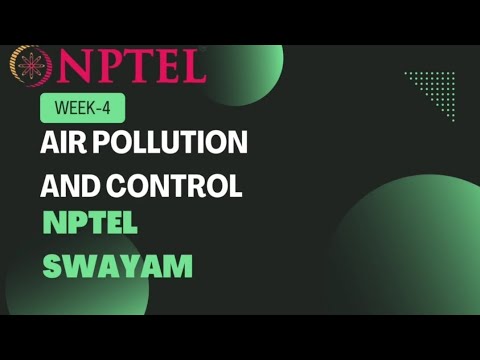 air pollution and control nptel assignment 4 answers