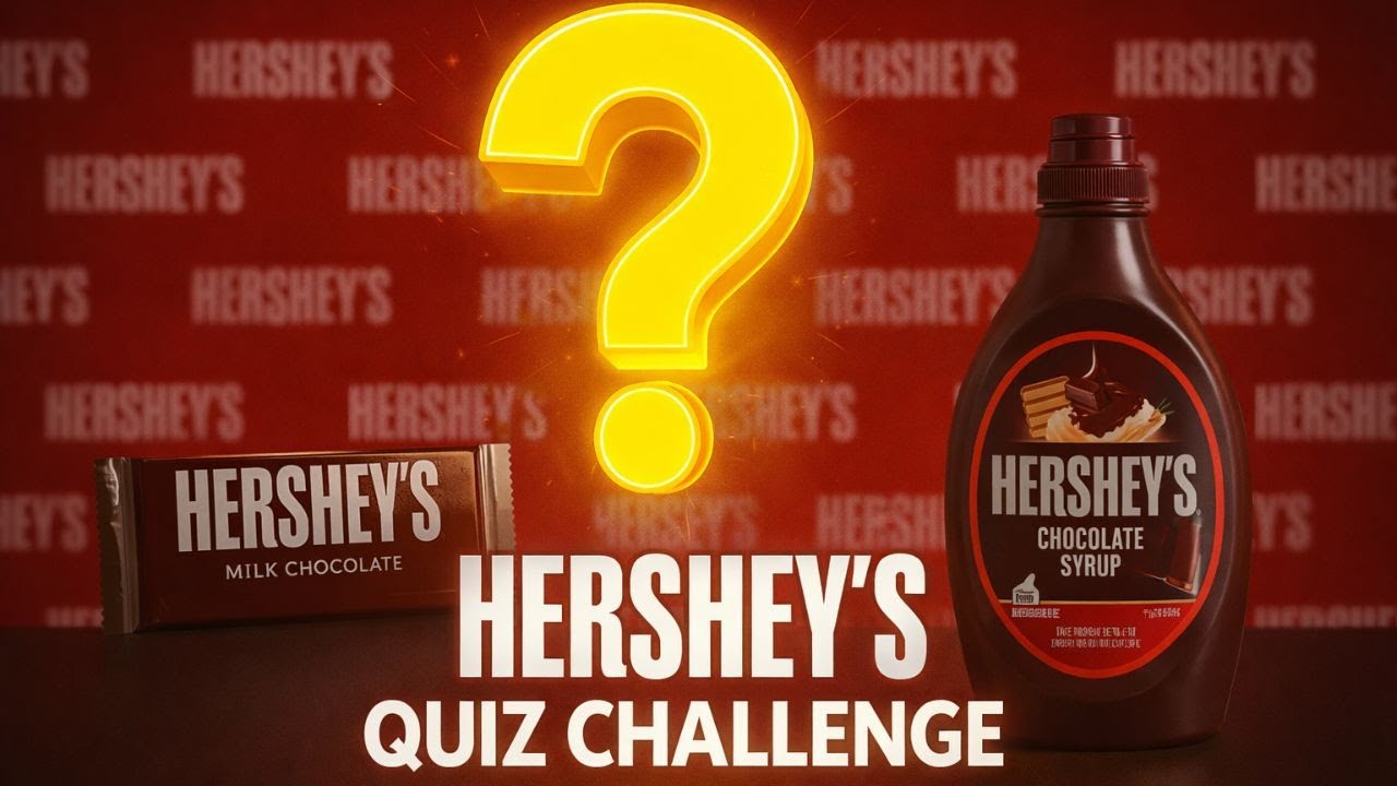 Hershey’s Quiz Challenge – Part 1 🍫 | Chocolate Brand Trivia | QuizIQ