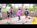 SLIPPERY GAME OF “21” ON A MINI-HOOP! | *LMAO*