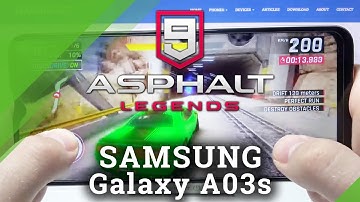 Gaming Quality Test on SAMSUNG Galaxy A03s - Asphalt 9 Gameplay