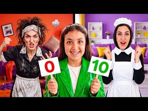 Little girl succeeds in picking the maid - see what happened!!