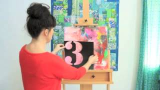 Scanncut Stencil Art Canvas With Alisa Burke