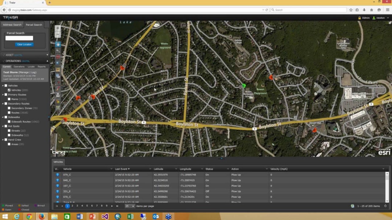 GIS-based Management Application Support for Snow Removal Operations