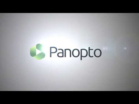 Panopto Video Platform - 3 Minute Introduction