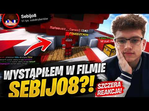 WYSTĄPIŁEM W FILMIE SEBIJO8 🔥 SZCZERA REAKCJA