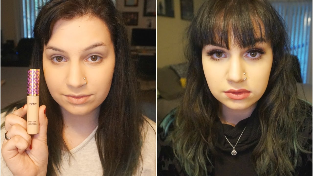 Tarte Shape Tape Concealer First Impressions - YouTube