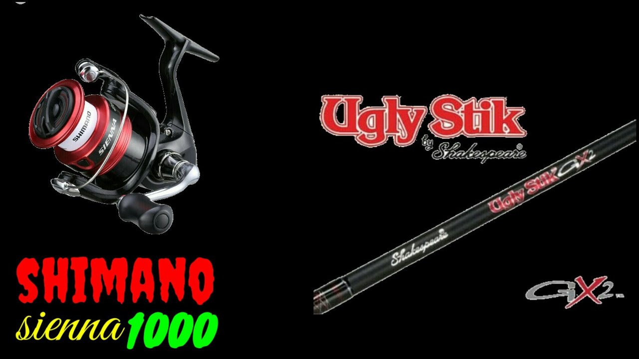 Ugly Stik Ul 702 Gx2 & Shimano Sienna 1000S 