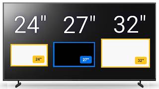 24 vs 27 vs 32-Inch Monitor (Size & Setup Comparison)