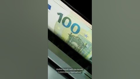 KOLIKO JE POTREBNO DA RADIŠ ZA PLATU OD 3000 EURA U NJEMAČKOJ? #shorts #deutsch #deutschland