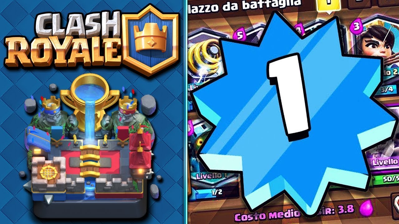 LIVELLO 1 IN ARENA LEGGENDARIA SU CLASH ROYALE | INIZIA LA NOSTRA ...