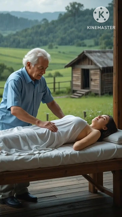 Rain & Tranquility 🌧️ Relaxing Massage Therapy for Restful Sleep #shorts #rain #asmr
