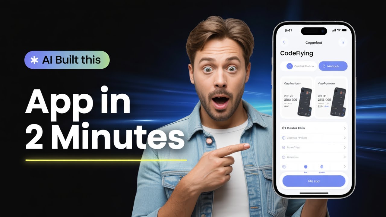 Code Flying App I Built a Full App on My Phone in 2 Minutes With NO CODE / CodeFlying ...