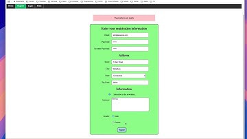 Client Side Web Development Week 13 Assignment Example Video
