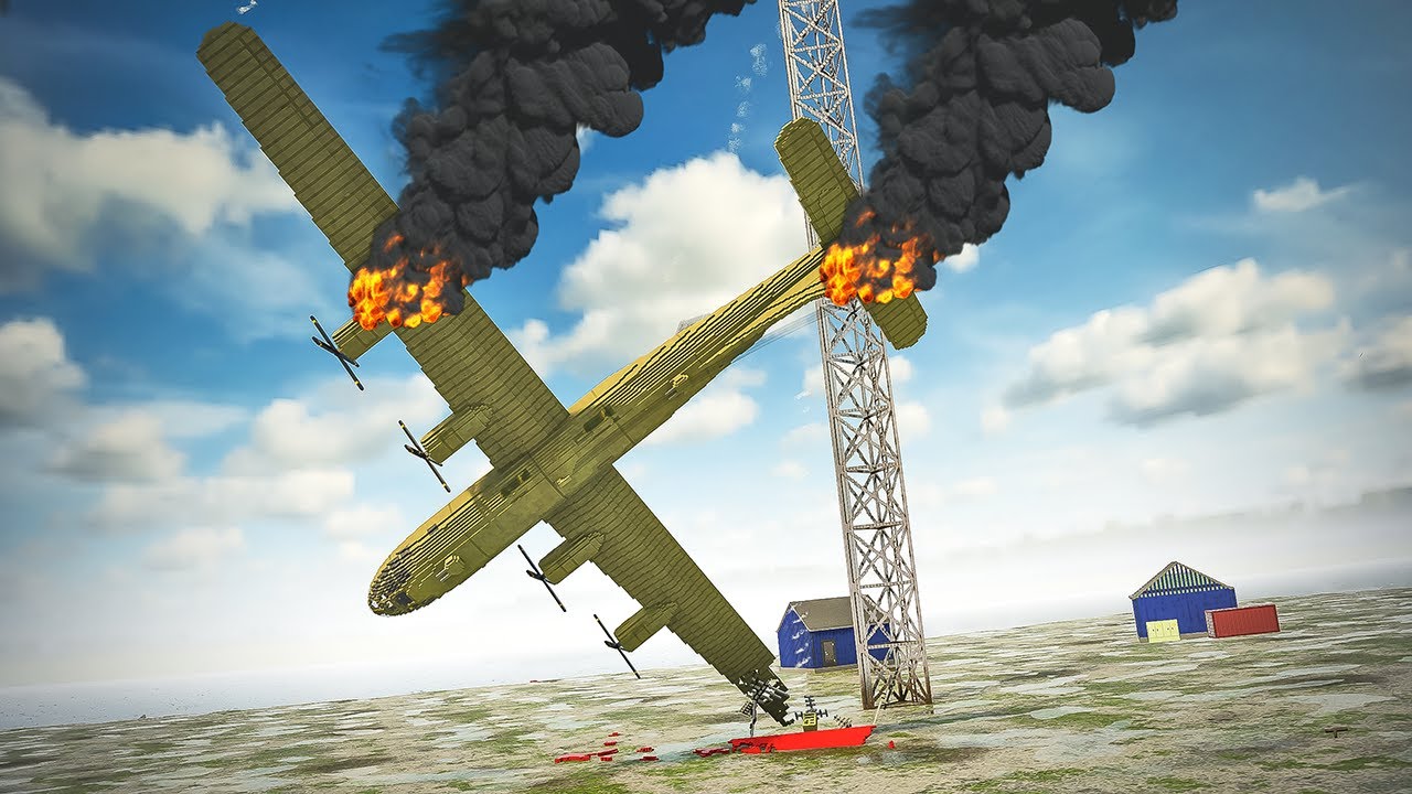 Airplanes Falls From High 3  | Teardown