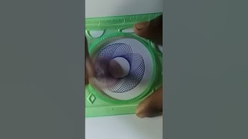 spirograph art for beginners, how to draw spirograph #Shorts #spirograph #art #satisfying