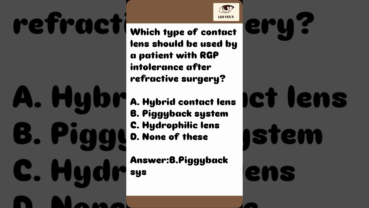 MCQ’S FOR OPTOMETRISTS EXAMS DHA/HAAD/MOH