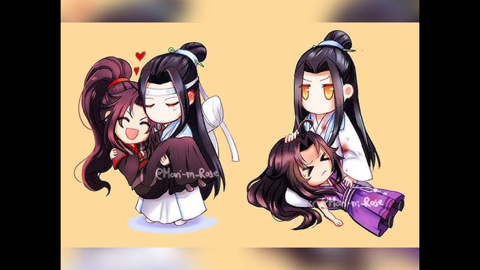 wei wuxian, anime, chibi y mo dao zu shi