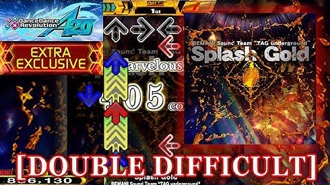 【DDR A20】 Splash Gold [DOUBLE DIFFICULT] 譜面確認＋クラップ