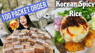 Cooking & Eating Spicy🥵Indo- KOREAN Food// 100 packets pickle order🙀📦