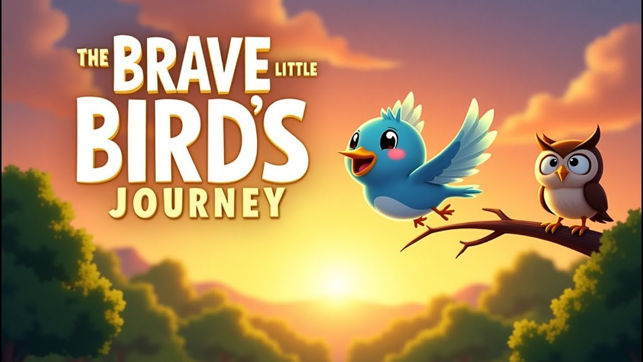 The Brave Little Bird's Journey | Inspiring Moral Story for Kids ...