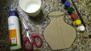 Wall Hanging With A Weste Carbord Irs Art And Craft 🎨