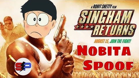Singham Returns | Official trailer spoof | Ft. Nobita | Nobita | Shizuka | Doraemon Spoof