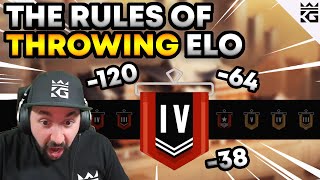 The Rules of Throwing Elo in Rainbow Six Siege