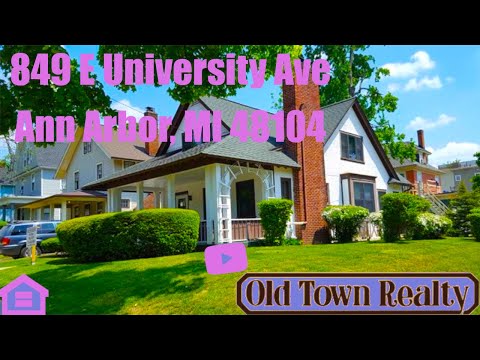 849 East University, Ann Arbor, MI home video tour