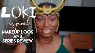 loki inspired makeup look and loki series review