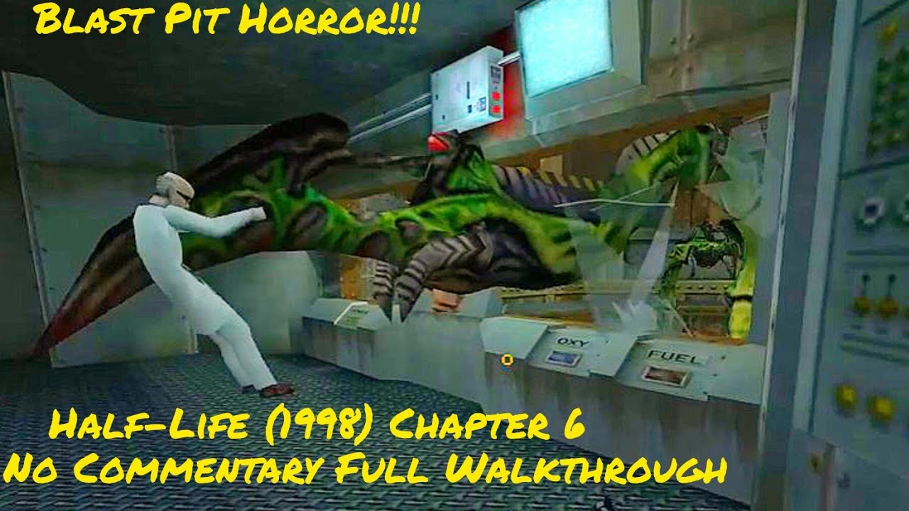 Half-Life (1998) – Blast Pit Tentacle Battle | Chapter 6 Walkthrough [No Commentary]