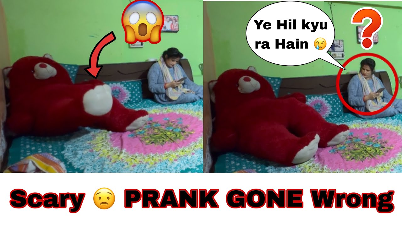 TEDDY BEAR 🧸 ALIVE PRANK || TEDDY हिल रहा है || EPIC Reaction || Ankush The Vlogs
