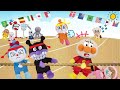 今日は楽しい運動会😦アンパンチームとばいきんチームが対決だ！　アンパンマンアニメ anpanman toys cartoon