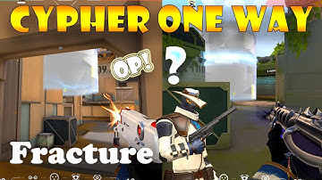 Valorant TOP 10 Cypher One Way Smokes on Fracture | Cypher Fracture Lineups | Cypher Setups Fracture