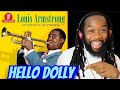 LOUIS ARMSTRONG Hello Dolly REACTION - You could hear his smile in the music! First time hearing