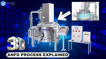How ANFD (Agitated Nutsche Filter Dryer) Works 3D Animation Explained | Working Principle & Process