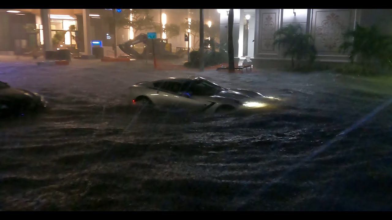 Crazy Flash Flooding in Miami, Fl June 4th, 2022