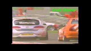 Btcc Martyn Bell Crash Oulton Park 2006